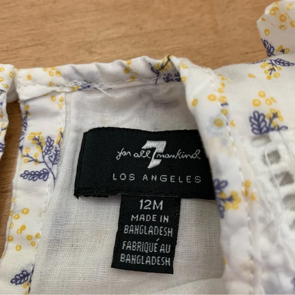 Toddler 7 for All Mankind Jeans Size 12 months & 2 Tops